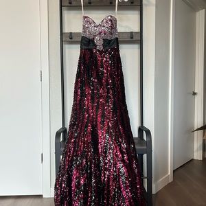 May’s Bridal Ruby Night Sequin Bridal Gown